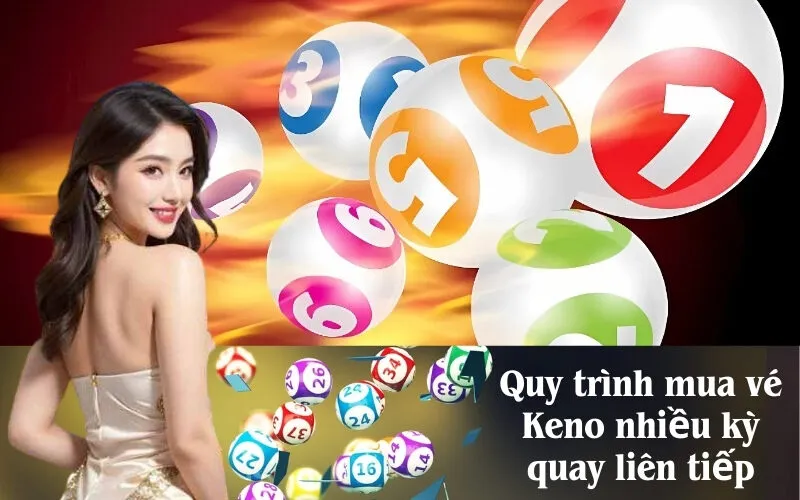 Quy trình mua vé Keno nhiều kỳ quay liên tiếp